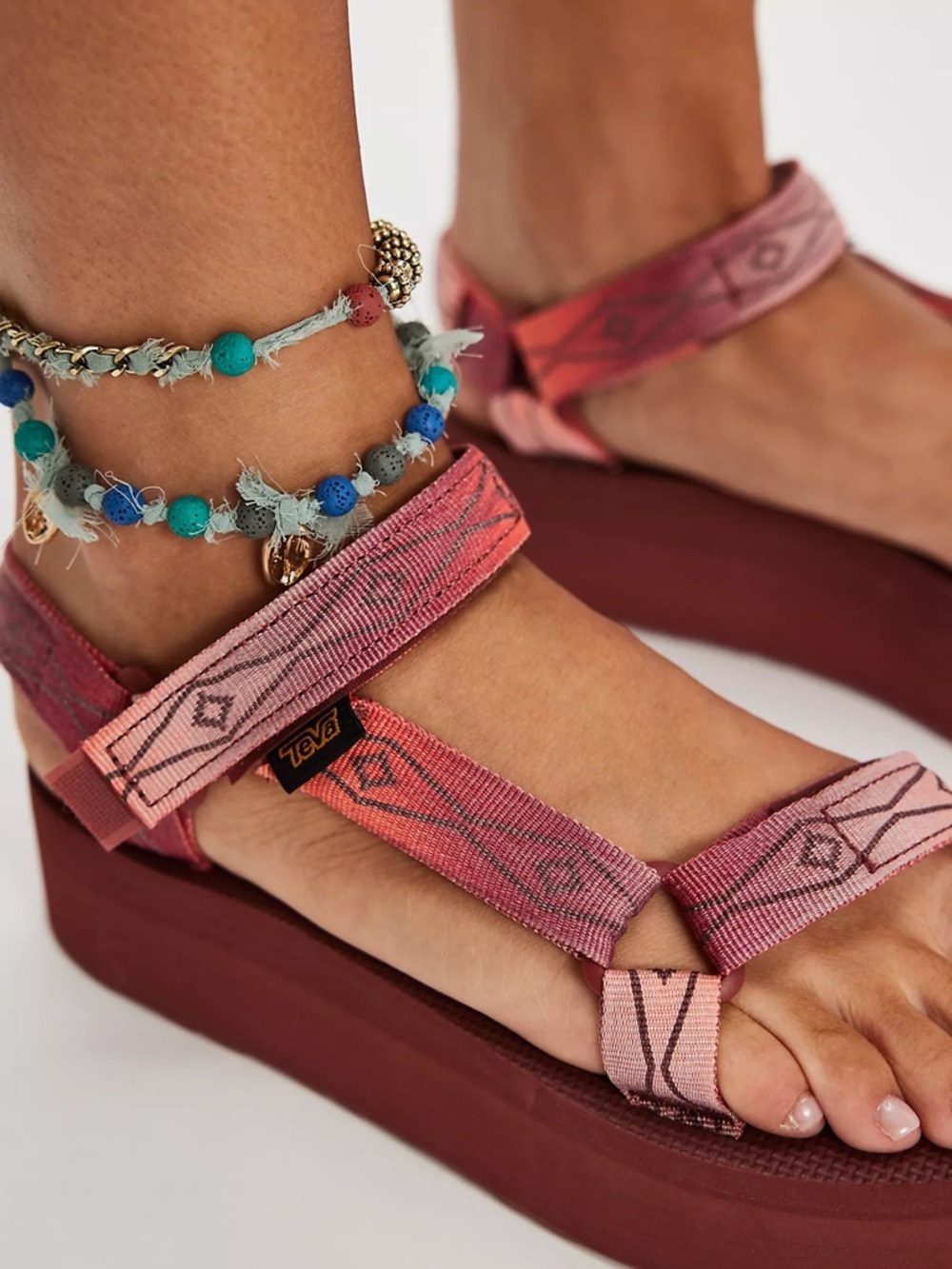 NEW! Free People Teva Platform Universal Sandals Sz 10 - Picture 3 of 7
